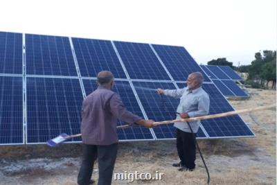 بهره برداری از اولین نیروگاه خورشیدی روی كانال پساب در كشور