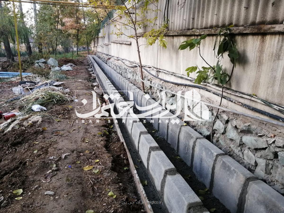 جدول بتنی پایه محکم برای مرزبندی و زیباسازی فضاهای شهری