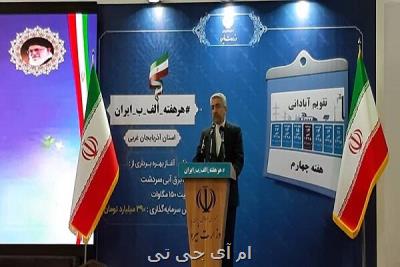 141 طرح بزرگ آب و برق در آذربایجان غربی اجرا می شود