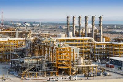 ظرفیت فرآورش گاز ایران حدود ۱۰ درصد افزایش می یابد