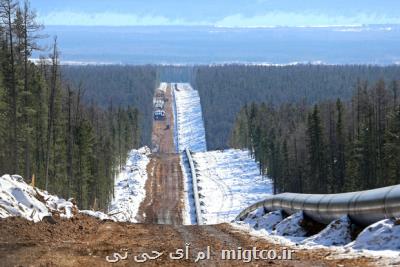 روسیه صادرات گاز به چین از خط لوله قدرت سیبری را ۳ برابر كرد